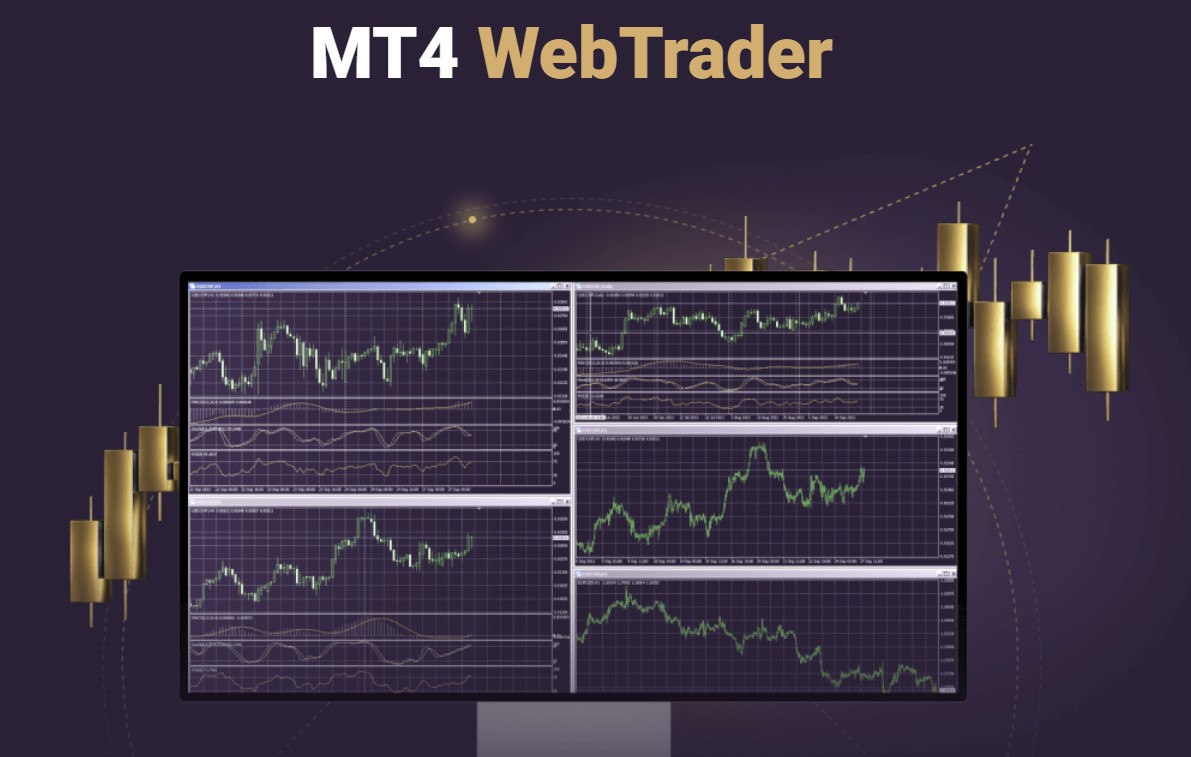 page présentant la plateforme Web Trader du courtier en ligne Xlence