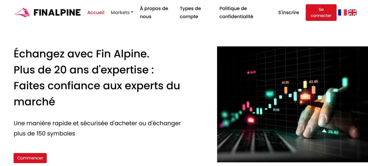 FinalPine website